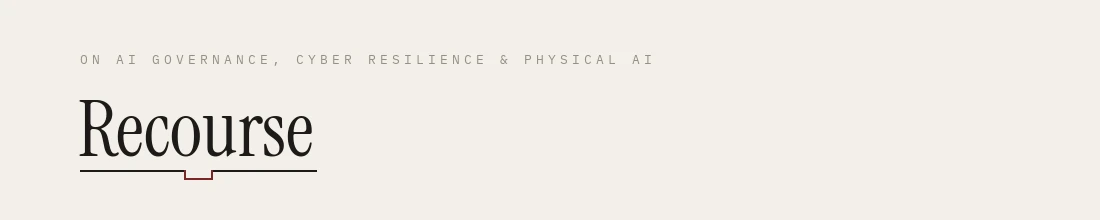 The Recourse email banner