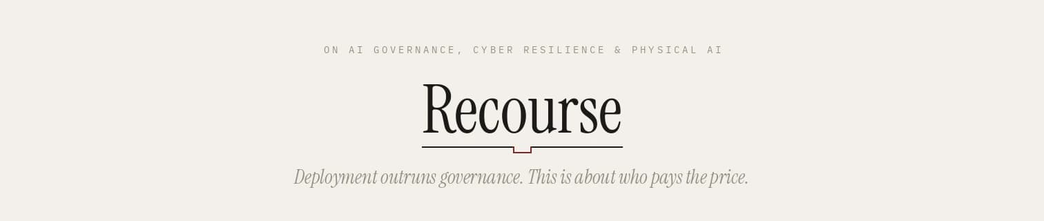 The Recourse profile header